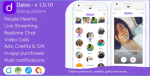 Datoo - (Android Only) - Dating platform with Live Steaming and Video calls + Admin Panel