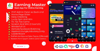 Earning Master - Android Rewards Earning App With Admin Panel