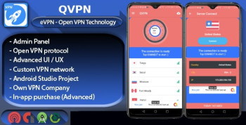 QVPN - Pro Custom VPN with Admin Panel