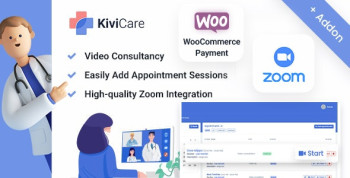 KiviCare - Zoom Telemed And WooCommerce Payment Gateway (Add-on)