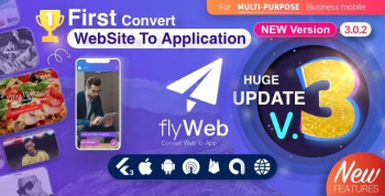 FlyWeb: A Web to App Converter with Flutter and Admin Panel