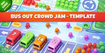 CityBus Crowd Jam 3D Puzzle – Unity Game Template