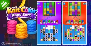 Knit Color Rope Sort | Jam Puzzle | Unity Game