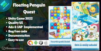 Floating Penguin Quest - Unity Game