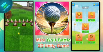 Mini Golf Battle 3D Unity Game
