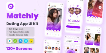 Matchly – Dating App React Native CLI Ui Kit