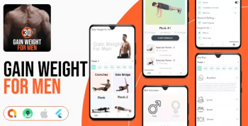Weight Gain for Men -Flutter – Android & iOS App