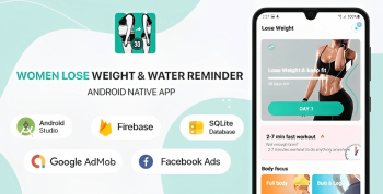 Women Lose Weight Water Reminder – Android (Kotlin)
