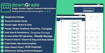 DownGrade - Single Vendor Digital Marketplace
