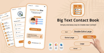 Big Text Contact – Contact Book – Contacts Plus