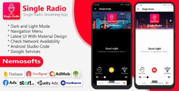 Android Radio – Single Radio Streaming App