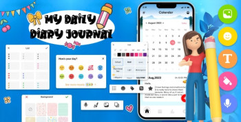 My Daily Diary Journal – Diary with Lock – My Diary – Daily Life Diary – Day Book – My Notes