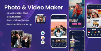 Photo Video Maker With Music – Music Video Status Maker