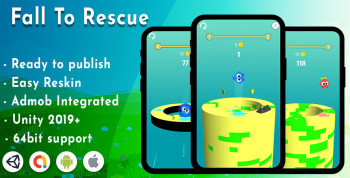 Fall To Rescue – Unity project with admob