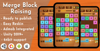 Merge Block Raising – Unity project with admob
