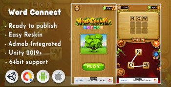 Word Connect Puzzle – Unity Template Project with admob
