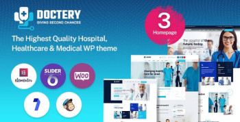 Doctery – Hospital and Healthcare WordPress Theme + RTL 2.0