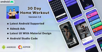 30 Days Home Workout |Full Android App