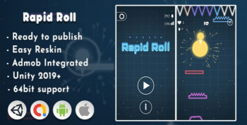 Rapid Roll – Complete Unity Game