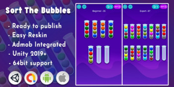 Sort The Bubbles – Unity Game