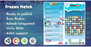 Frozen Match 3 – Unity Game