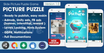 Slide Picture Puzzle – Unity Project