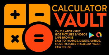 Secret Calculator Vault – Hide Photo & Lock Videos | Android Code | Admob Ads | V3