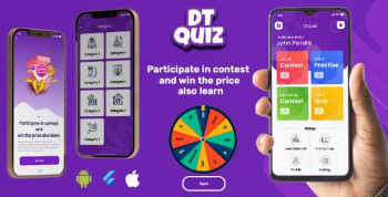 DTQuiz – Online Quiz Flutter Full Application | Laravel Admin Panel
