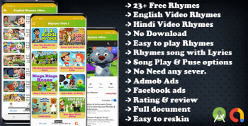 Kids Nursery Rhymes Song and Video Rhymes(android 11 and SDK 30)