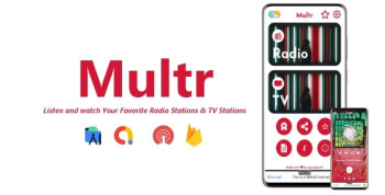 Multr – Multiple Radio amp; TV Stations App | ADMOB, FIREBASE, ONESIGNAL