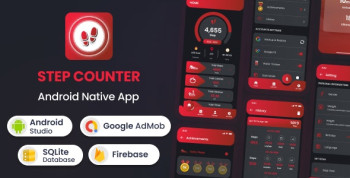 Step Counter – Android Native App (20 Languages)