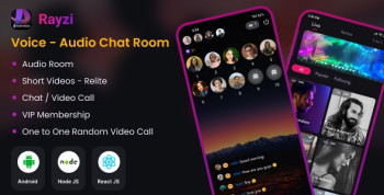 Rayzi – Voice Audio Chat Room App