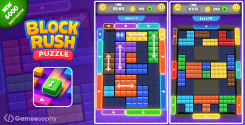 Block Rush Puzzle | Unity Game