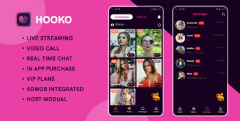 Hooko – Live streaming, One to One video call, Chat
