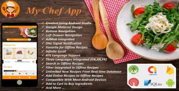 My Chef – Android Recipes App