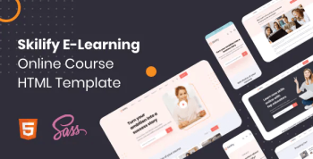 Skilify E-Learning Website – Online Course HTML Template Built With Bootstrap