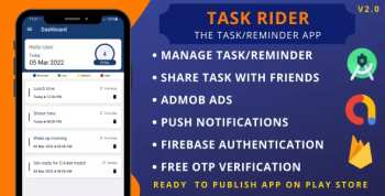 Task Rider App – The Task & Reminder Manager Android App