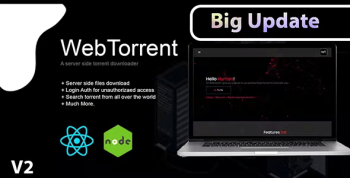 WebTorrent – A Server Side Torrent Downlaoder