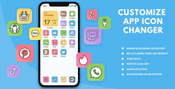 Customize App Icon Changer | AdMob, Facebook Ads
