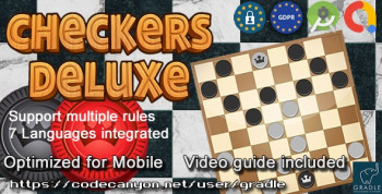 Checkers Deluxe (Admob + GDPR + Android Studio)
