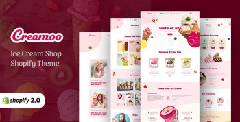 Creamoo – Ice Cream & Cake Shop Shopify Theme