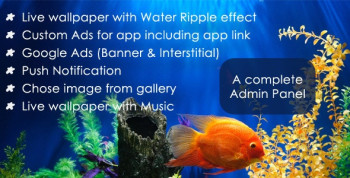 Live Wallpaper – Ripple & water drop efffect