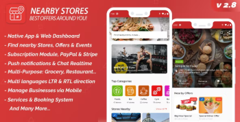 Nearby Stores Android – Offers, Events, Multi-Purpose, Restaurant, Services & Booking 2.8.1