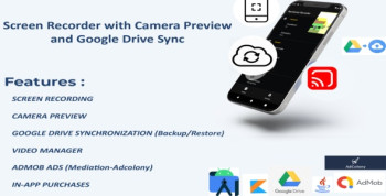 RecGamer: Screen Recorder with Camera Preview and Google Drive Sync
