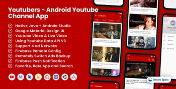 Youtubers – Android Youtube Channel App 4.0
