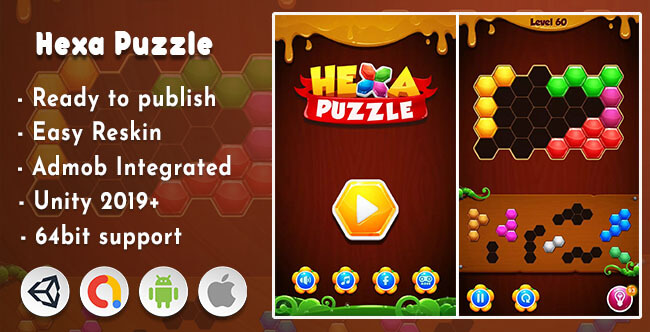 Hexa Puzzle Blocks: Unity Challenging Game