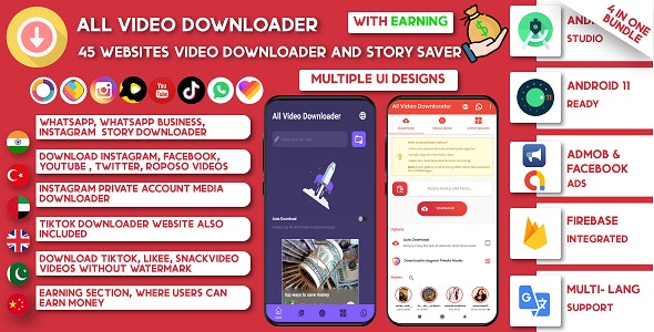 Story Saver. STORYSAVER A ts23. Video downloader and stories v9.0.2 [Pro] для телефона. Best Design for downloader sites. 5 103 сайт